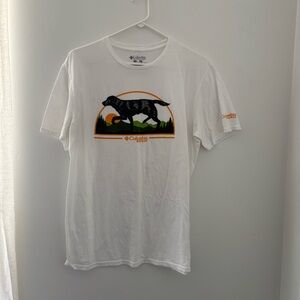 Columbia Classic White Graphic Tee
